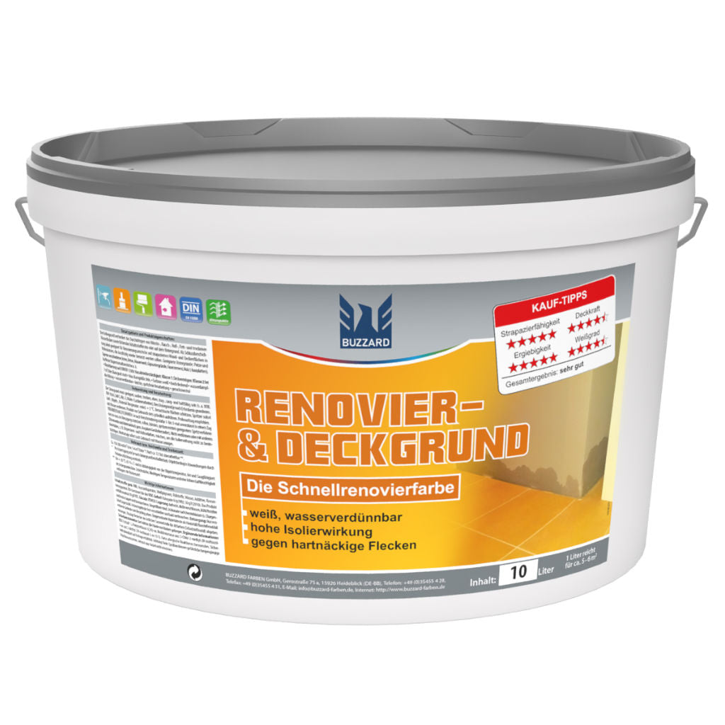 Renovier- und Deckenfarbe weiß (NAK 1, DVK 2)